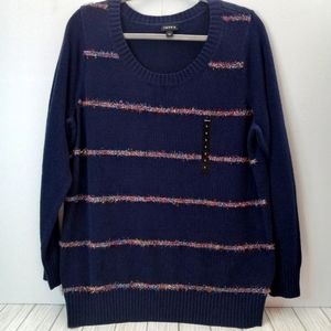 Torrid Tinsel Ribbed Holiday Christmas Sweater